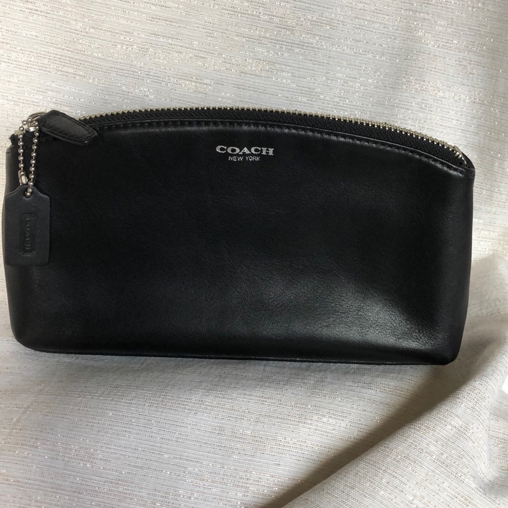 Coach leather clutch